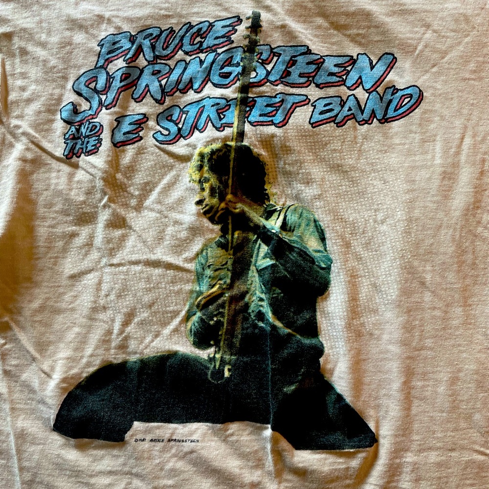 1981 Bruce Springsteen Concert Tee.